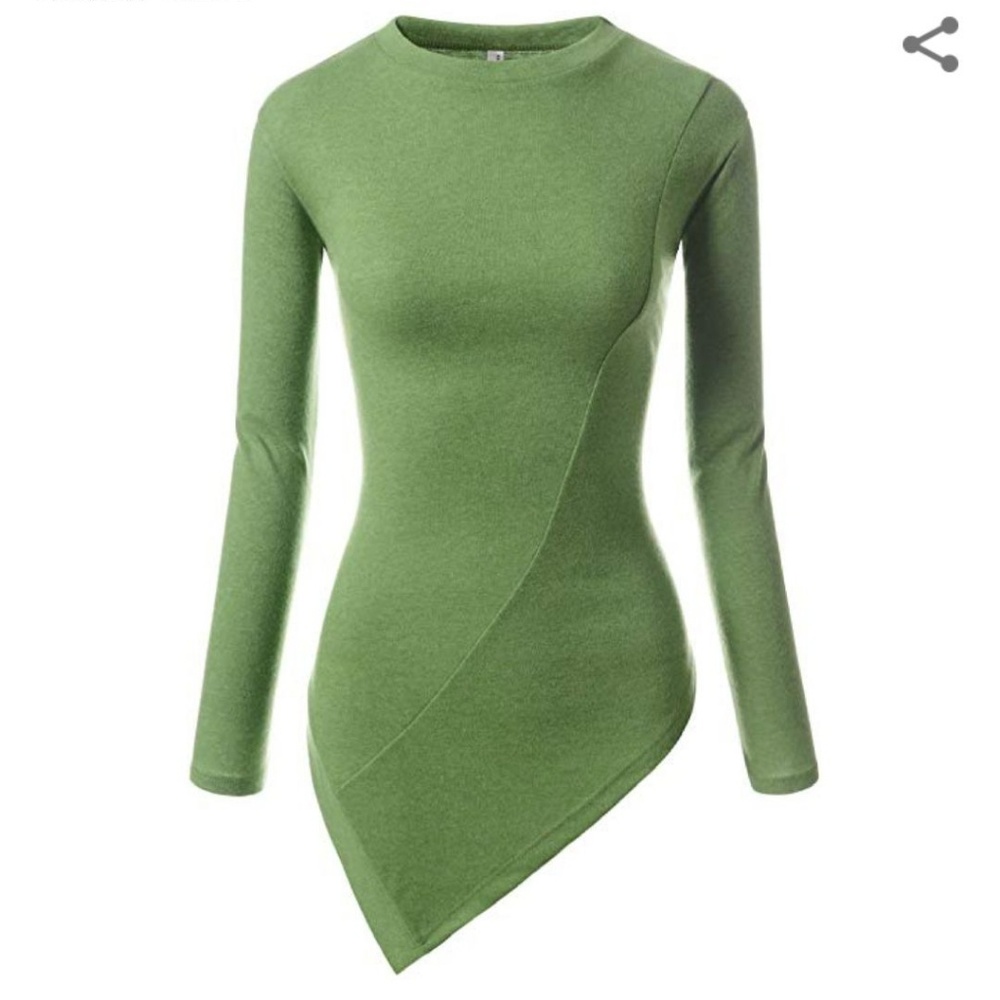 Asymmetrical sweater